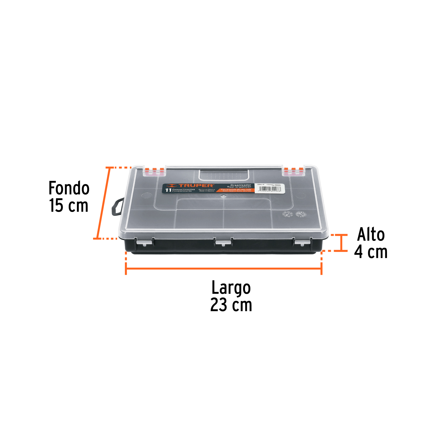 Organizador 9 con 11 compartimentos Truper galeria